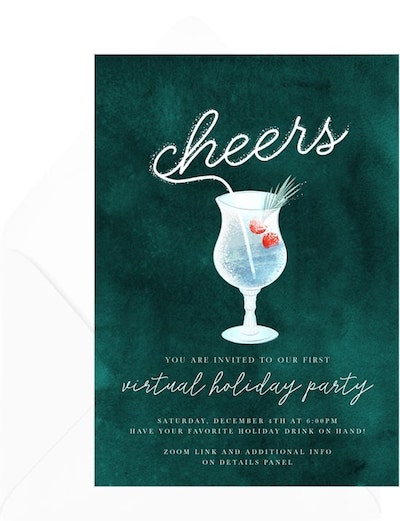 Frosty Cheers Invitation