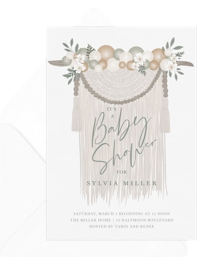 Garden Boho Invitation