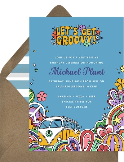 Get Groovy Invitation