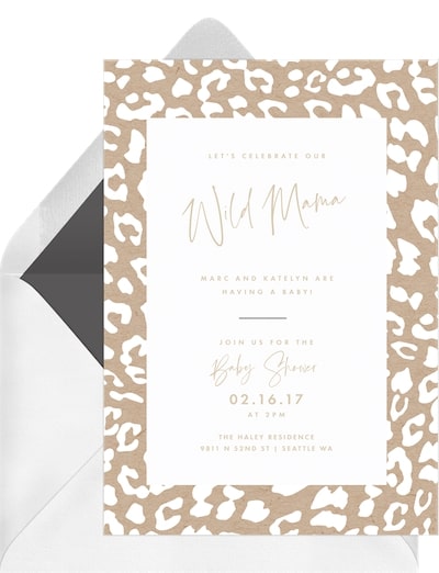 Get Wild Invitation