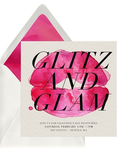 Glitz and Glam Invitation