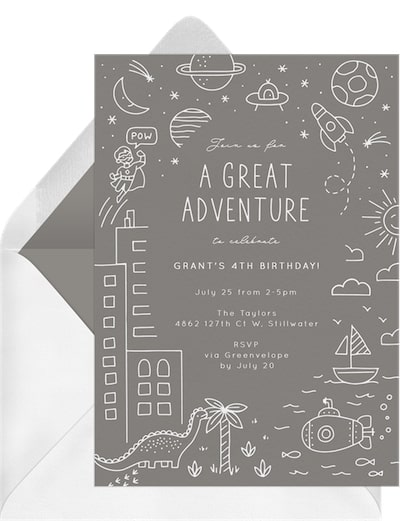 Great Adventure Invitation