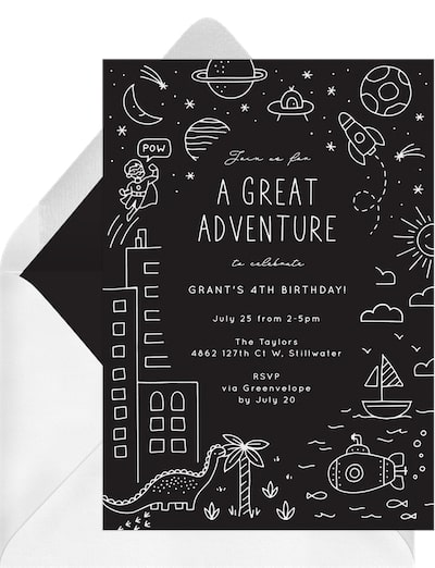 Great Adventure Invitation