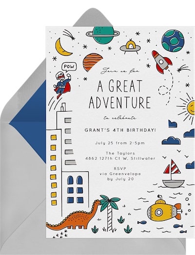 Great Adventure Invitation