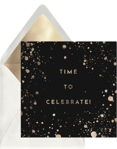 Happy Paint Speckles Card