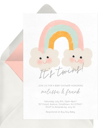 Happy Rainbow Invitation