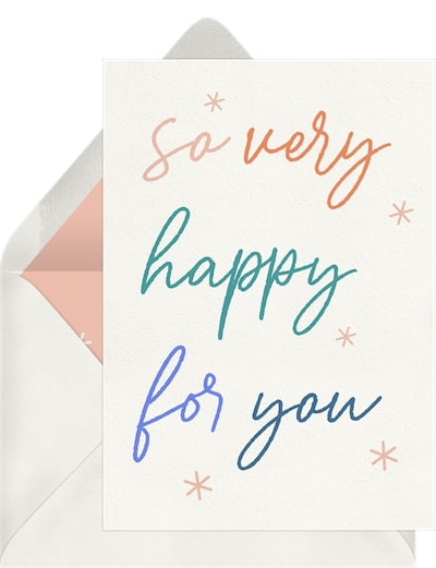 Happy for You Card