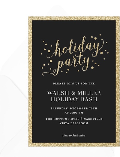 Holiday party invitation: Holiday Sparkle Invitation