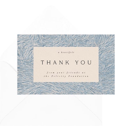 Impressionist Fields Thank You Note