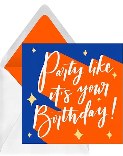 Bar mitzvah gifts: It's Your Birthday! Card