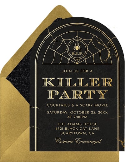 Killer Party Invitation