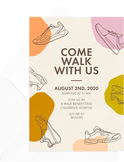 Laced Up Invitation