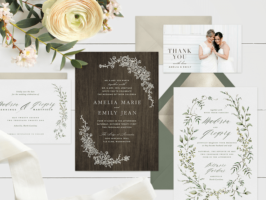 custom wedding invitations online