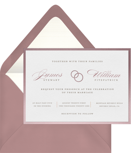 wedding invitation sets: Lasting Love Invitation