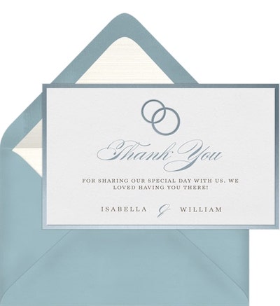 Lasting Love Thank You Note