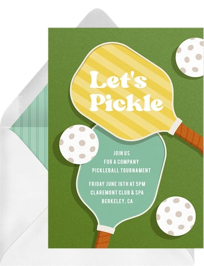 Let’s Pickle Invitation
