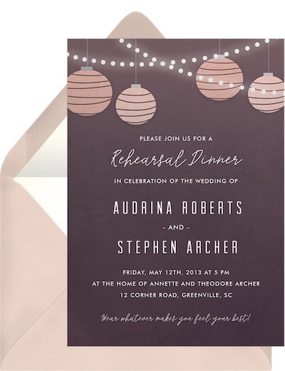 Lights and Lanterns Invitation