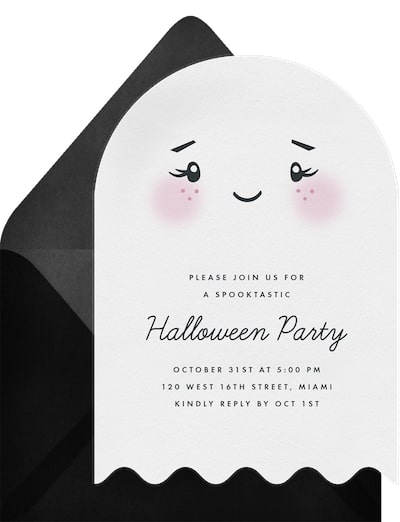 Little Ghost Invitation