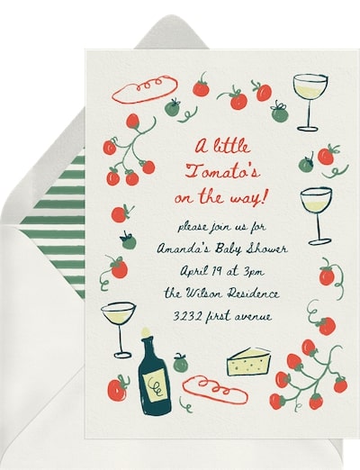 Little Tomato Invitation