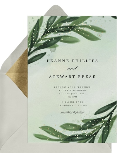 Loving Branches Invitation