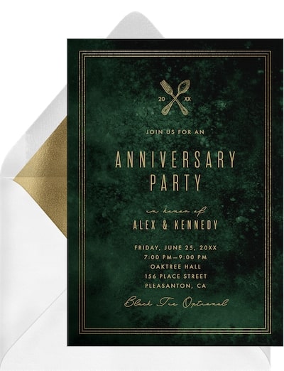 Luxe Texture Invitation