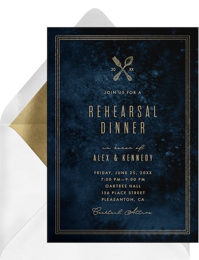 Luxe Texture Invitation