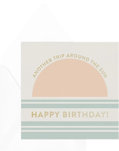 Minimal Sun Card