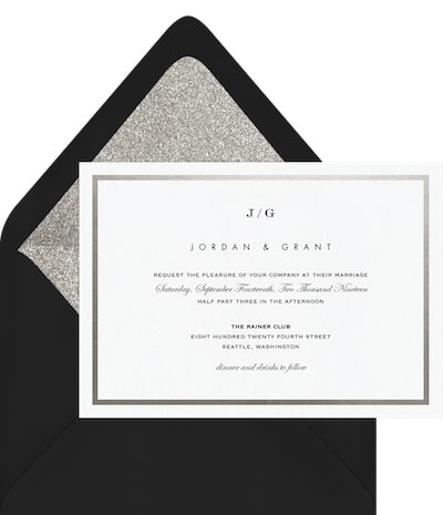 Minimalist Invitation