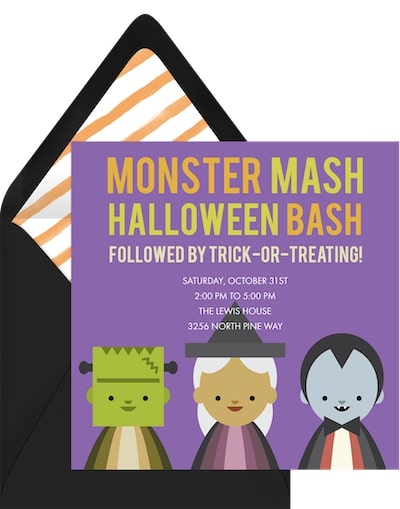Monster Mash Invitation