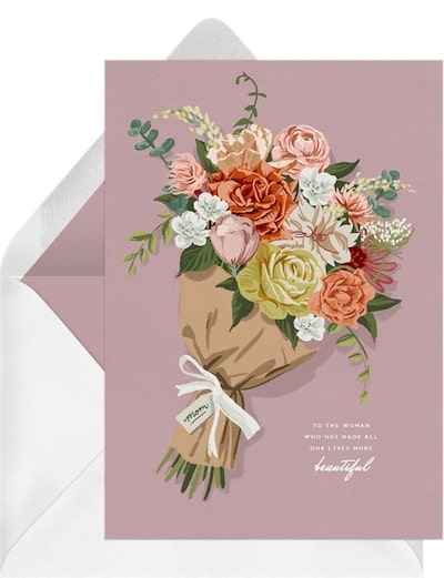 Mothers Day ecard: Mother's Day Bouquet Card