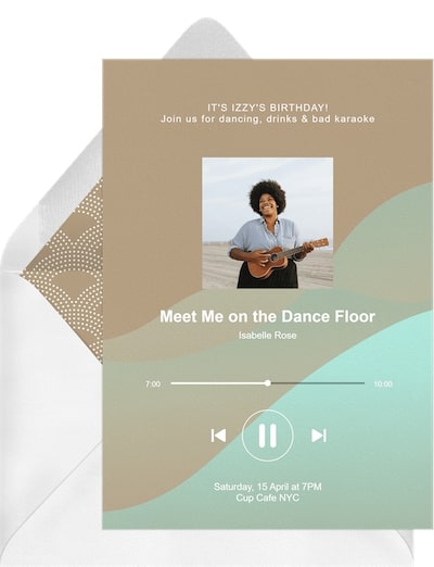 Music Enthusiast Invitation