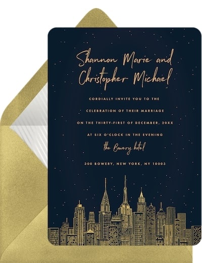 New York, New York Invitation