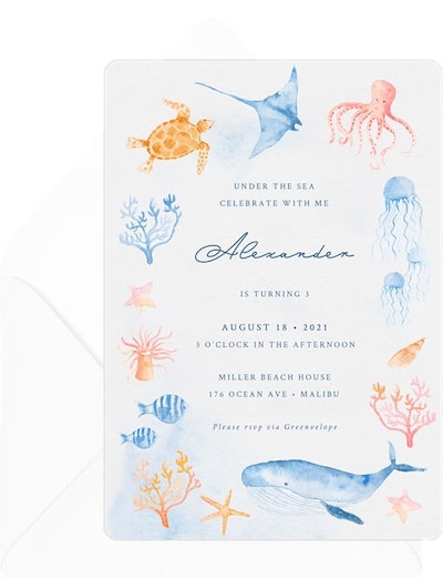 Ocean Love Invitation