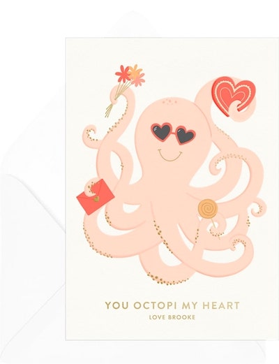 Octopi My Heart Card