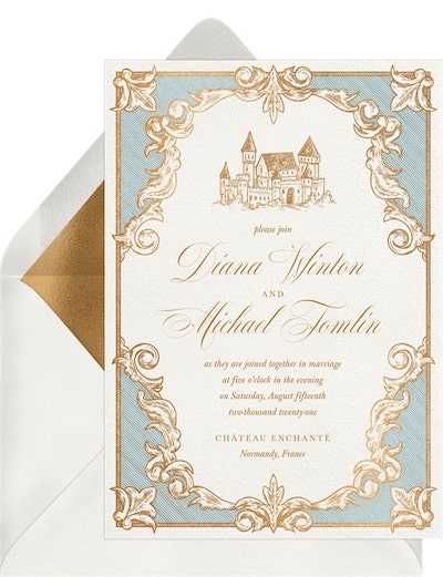 Once Upon A Time Invitation