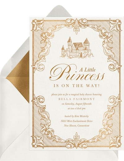 Once Upon A Time Invitation