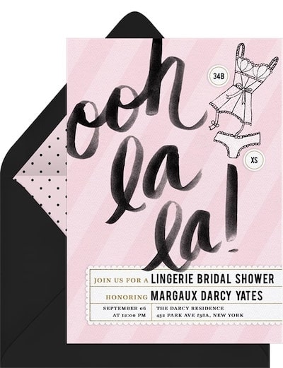 Ooh La La! Invitation