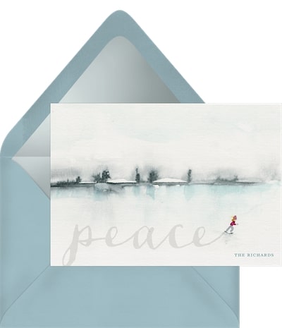 Painted Peace Card