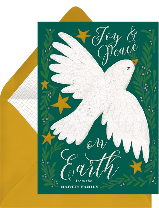 Peace Dove Card