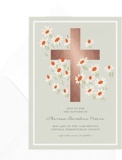 Petite Daisies Invitation