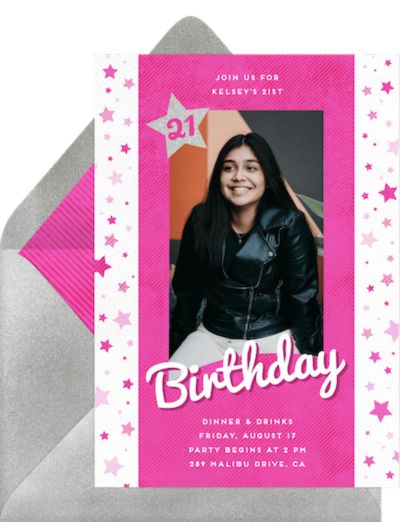 Playful Pink Invitation