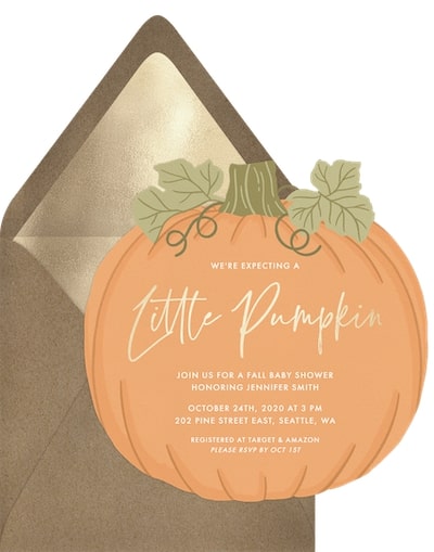 Playful Pumpkin Invitation