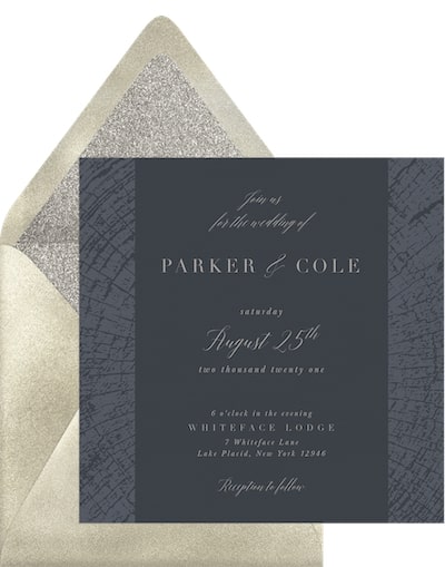 Wedding styles: Rustic Carving Invitation