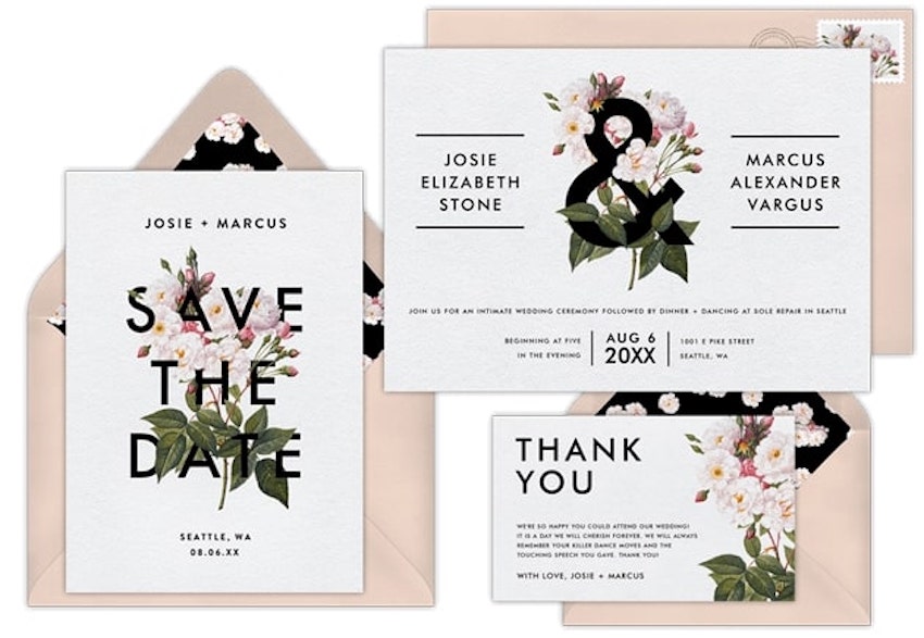 Save The Date wedding invitation cards