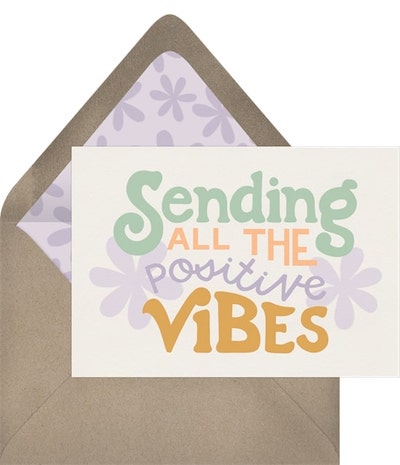 Sending All the Positive Vibes