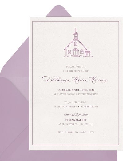 Simple Church Invitation