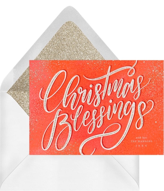 Sparkly Blessings Card