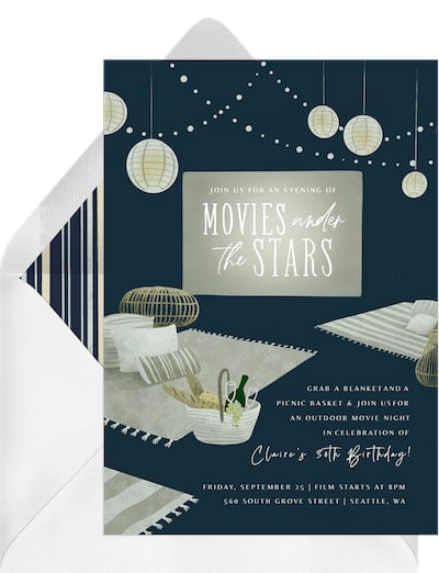 Starlight Cinema Invitation