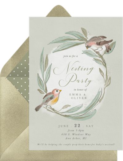 Sweet Songbirds Invitation