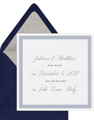 Sweet and Minimal Announcement